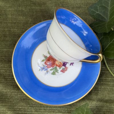 Кофейная пара Porcelainerie Nouvelle Limoges 100 мл фарфор Франция