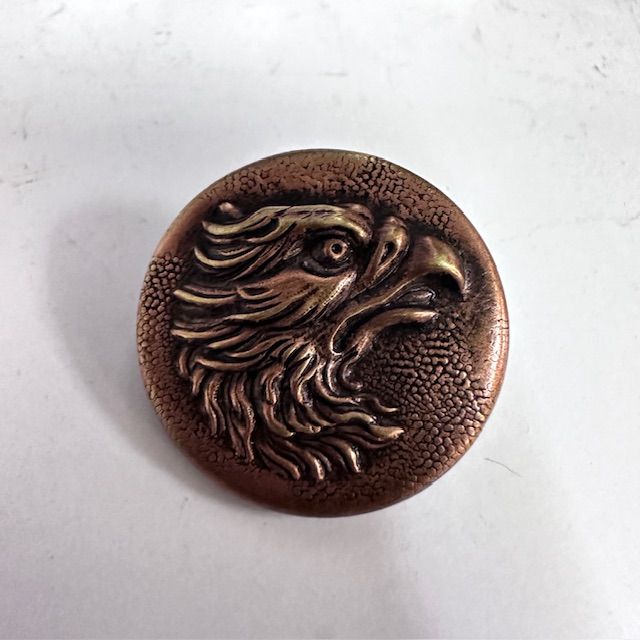 Пуговица старинная Орел 2,5 см медь