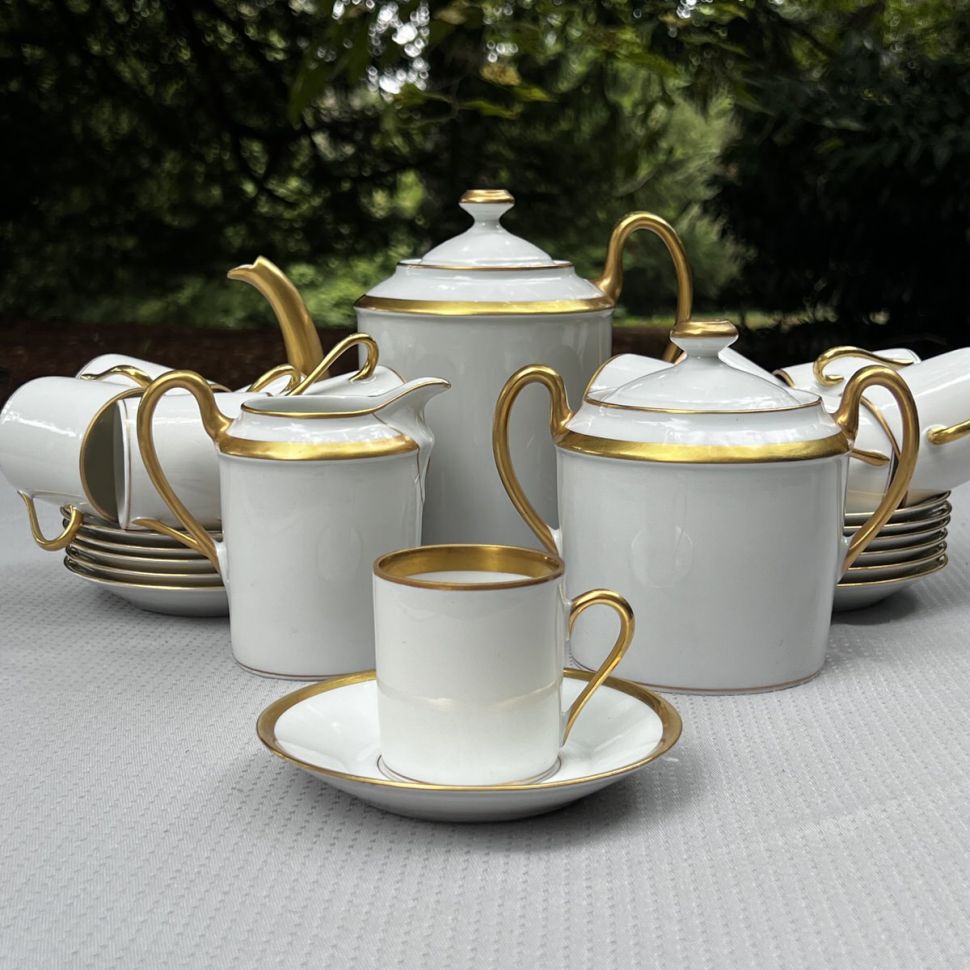 Кофейная пара Limoges Porcelaine de Sologne 110 мл Франция
