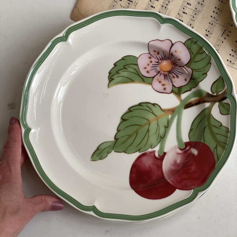 Тарелка 27 см фарфор Германия French Garden Вишня