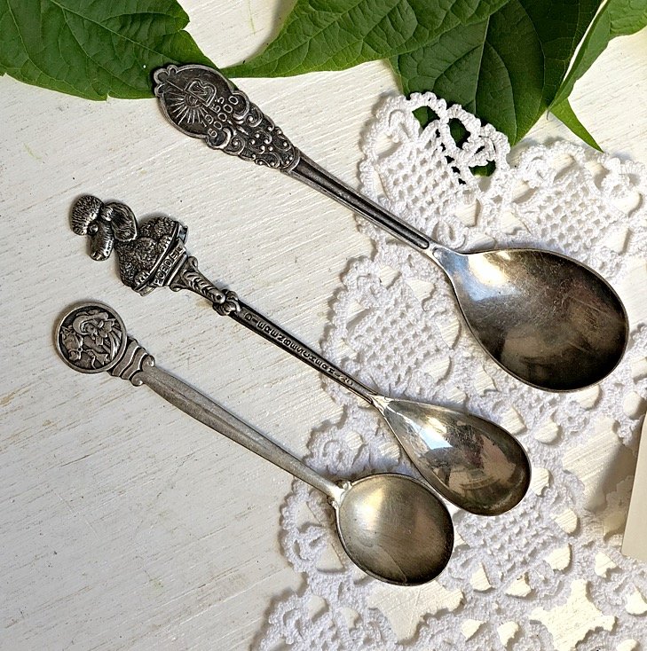 Ложка чайно-кофейная, коллекция 3 разных