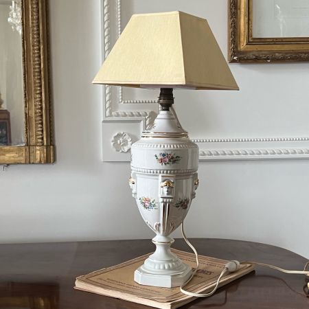 Лампа настольная 37 см фарфор Франция 