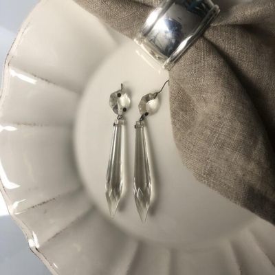 Подвес для люстры 10 см хрусталь