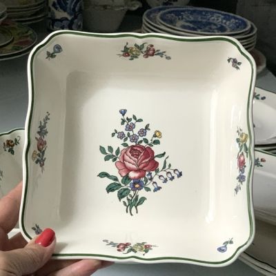 Салатник квадратный Alt Strassburg ВиллеройБох 22 см фарфор Германия