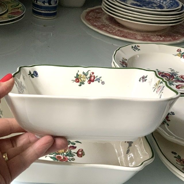 Салатник квадратный Alt Strassburg ВиллеройБох 22 см фарфор Германия