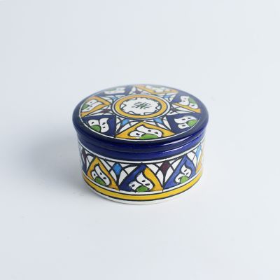 Шкатулка 7,5 см керамика ручная роспись