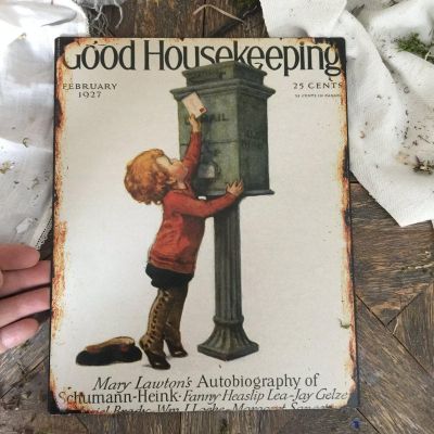 Табличка декоративная металлическая 1927