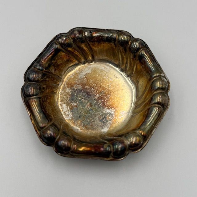 Ситечко для чая на подставке 8 см мельхиор 