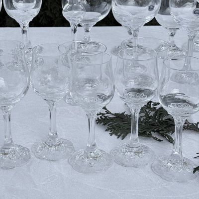 Рюмка на ножке Rosenthal Monbijou с узором 75 мл хрусталь Германия