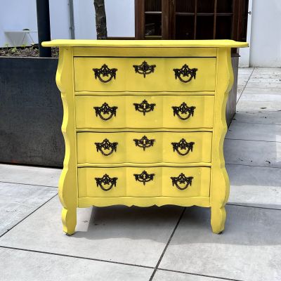 Комод желтый 69х70х36 см дерево