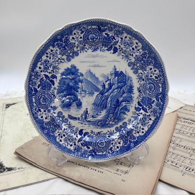 Тарелка ВиллеройБох Burgenland синий 25 см фарфор Германия