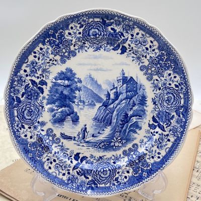 Тарелка ВиллеройБох Burgenland синий 25 см фарфор Германия