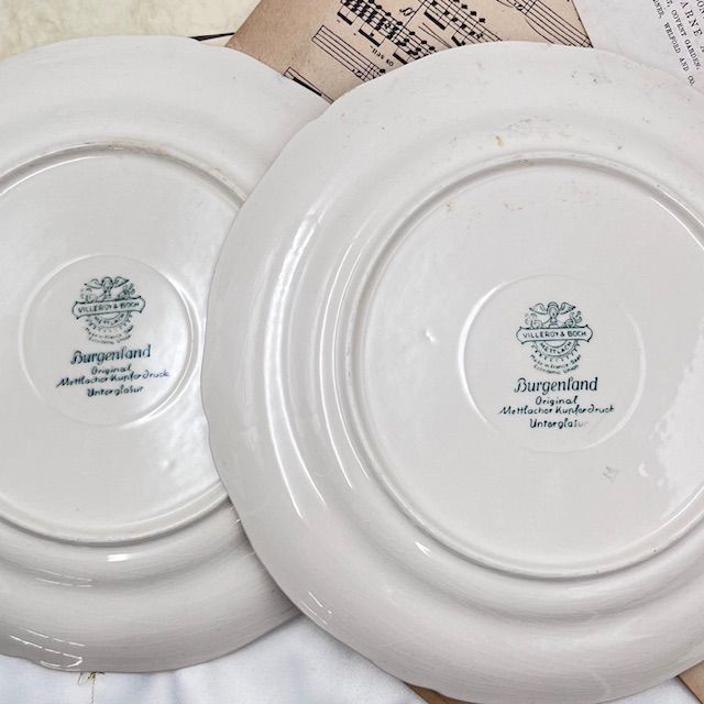 Тарелка ВиллеройБох Burgenland синий 25 см фарфор Германия