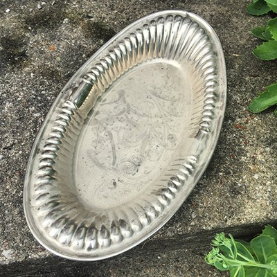 Блюдо Ладья с высоким рефленым бортом