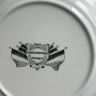 Тарелка Sarreguemines Наряд по хозяйству 19 см Франция конец 19 в. 