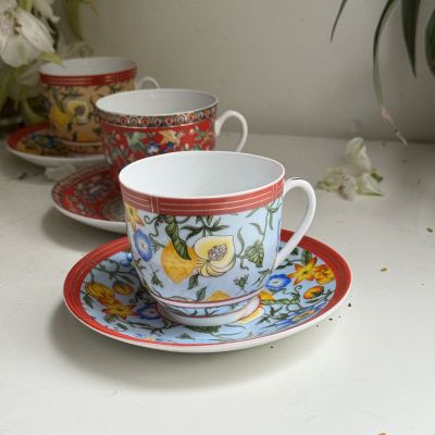 Чайная пара 230 мл костяной тончайший фарфор Германия