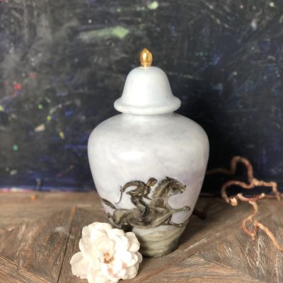 Ваза с крышкой банка KPM Krister Germany