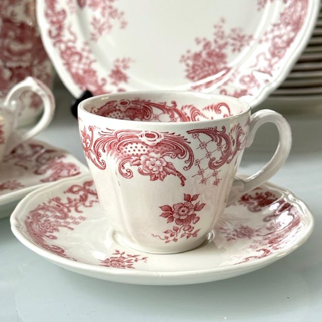 Кофейная пара Valeria ВиллеройБох красная 150 мл Германия 