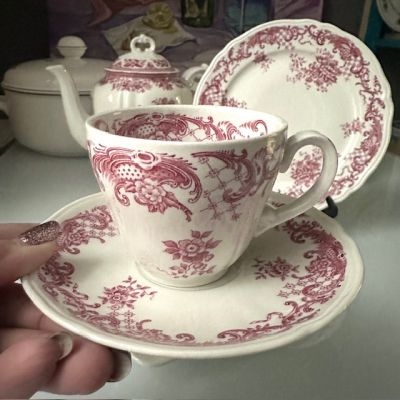 Кофейная пара Valeria ВиллеройБох красная 150 мл Германия 