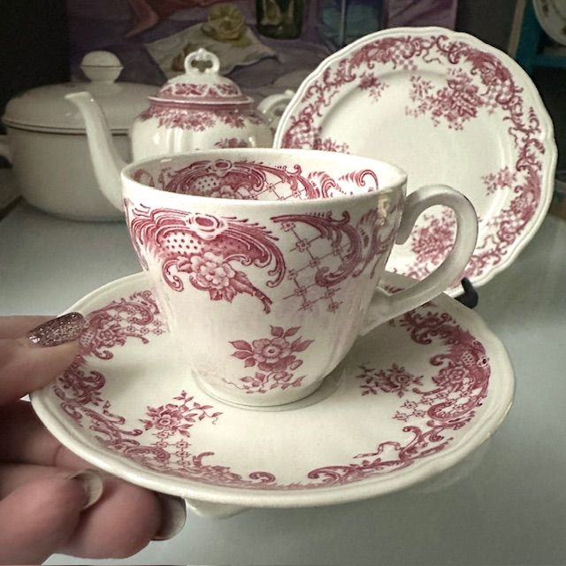 Кофейная пара Valeria ВиллеройБох красная 150 мл Германия 