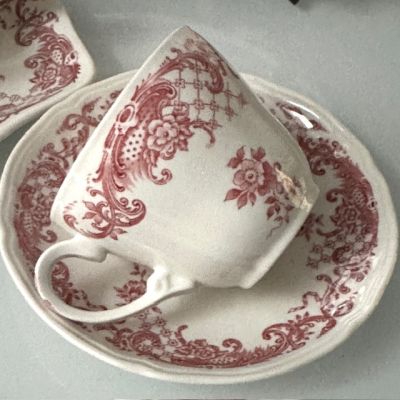 Кофейная пара Valeria ВиллеройБох красная 150 мл Германия 