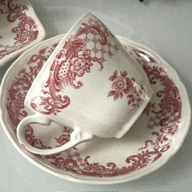 Кофейная пара Valeria ВиллеройБох красная 150 мл Германия 