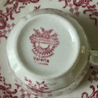 Кофейная пара Valeria ВиллеройБох красная 150 мл Германия 