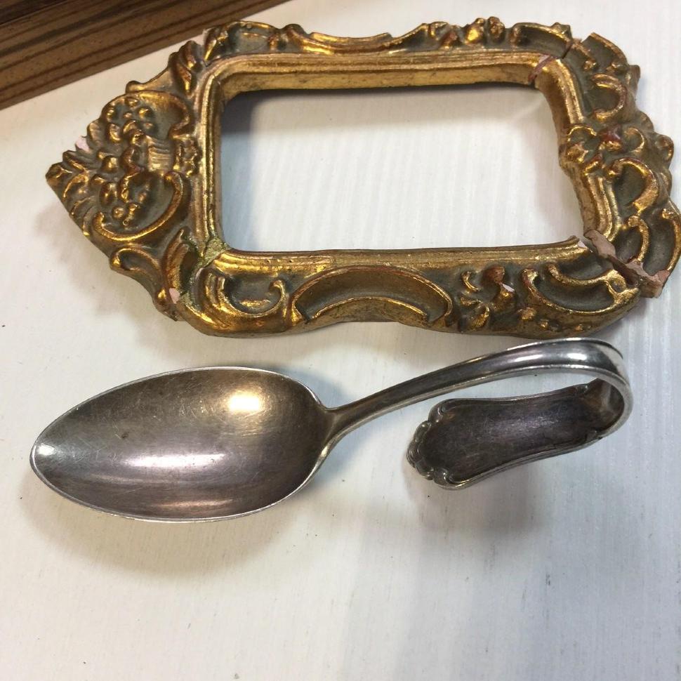 Ложка сервировочная соусная с изогнутой ручкой