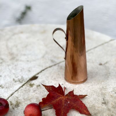 Кувшин с ручкой медный малый