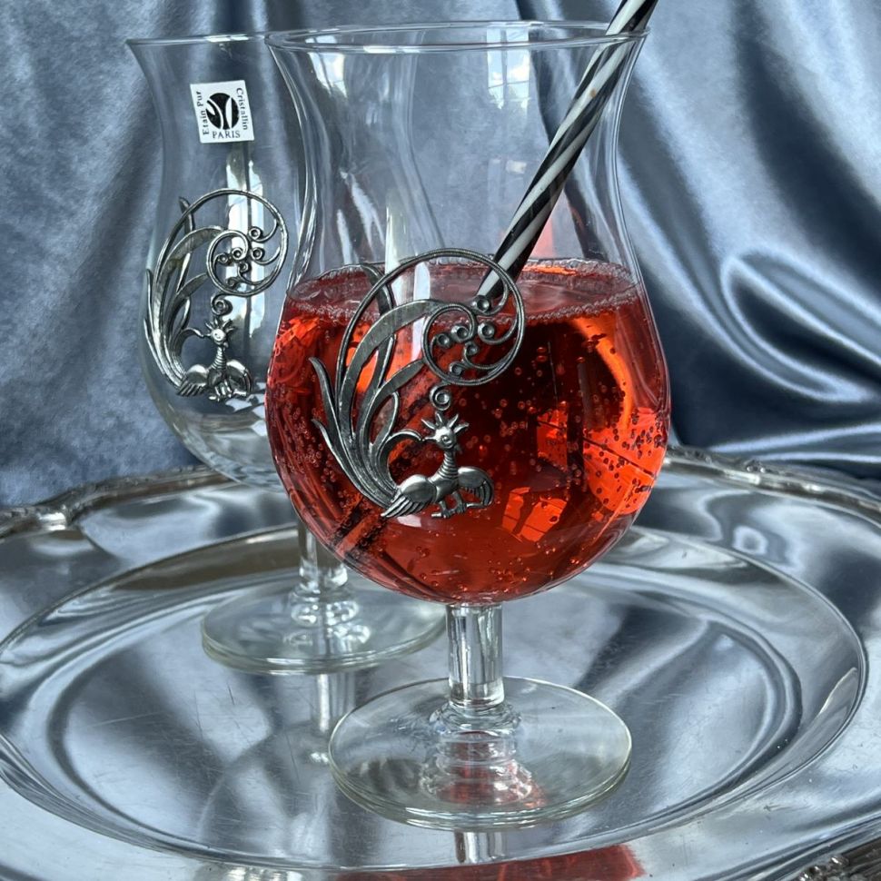 Бокал Cristallin Etain Pur Paris 600 мл Франция 2 шт. набор