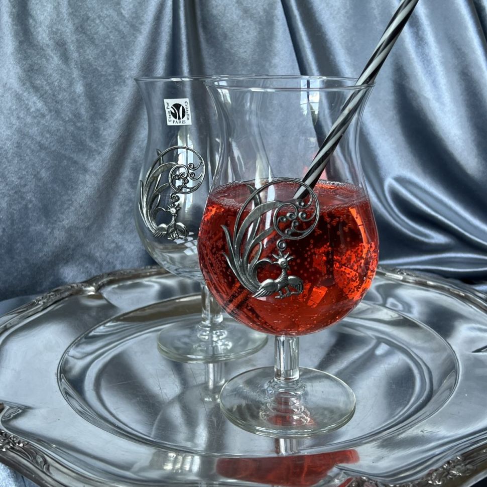 Бокал Cristallin Etain Pur Paris 600 мл Франция 2 шт. набор