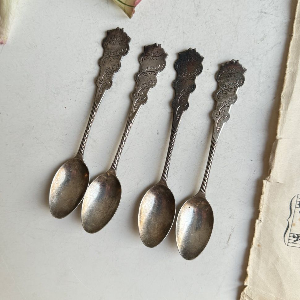 Ложка кофейная 11 см серебрение