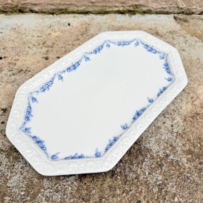 Блюдо Rosenthal Classic Rose голубые розы 27 см Германия