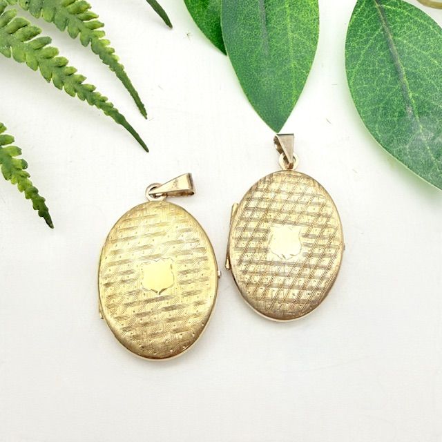 Кулон локет 3,5 см серебро золочение