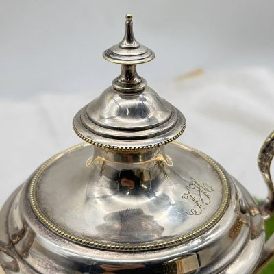 Икорница 25 см GAB серебрение Щвеция