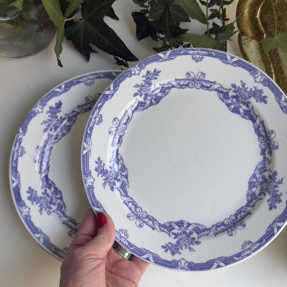 Тарелка Maastricht Petrus Regout Alhamera 24 см Голландия 1890 г.г.