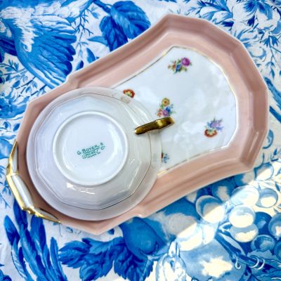 Чайная пара Limoges G Boyer&Co 300 мл фарфор Франция