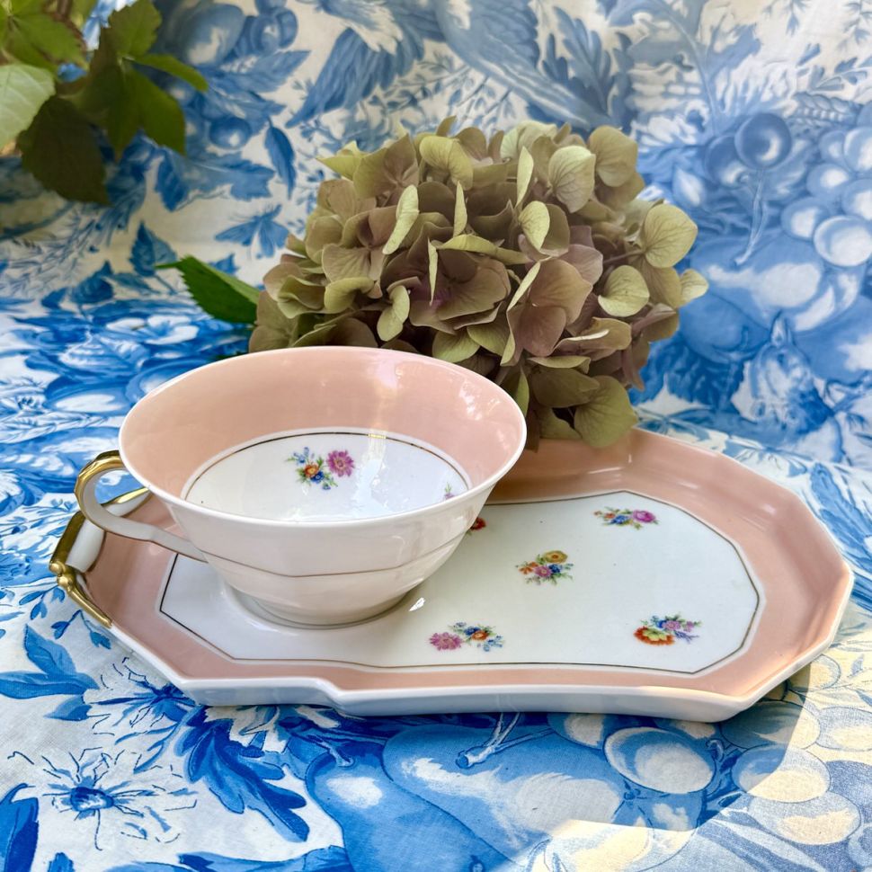 Чайная пара Limoges G Boyer&Co 300 мл фарфор Франция