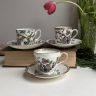 Кофейная пара Duchess Indian Tree 150 мл Англия 