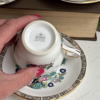 Кофейная пара Duchess Indian Tree 150 мл Англия 