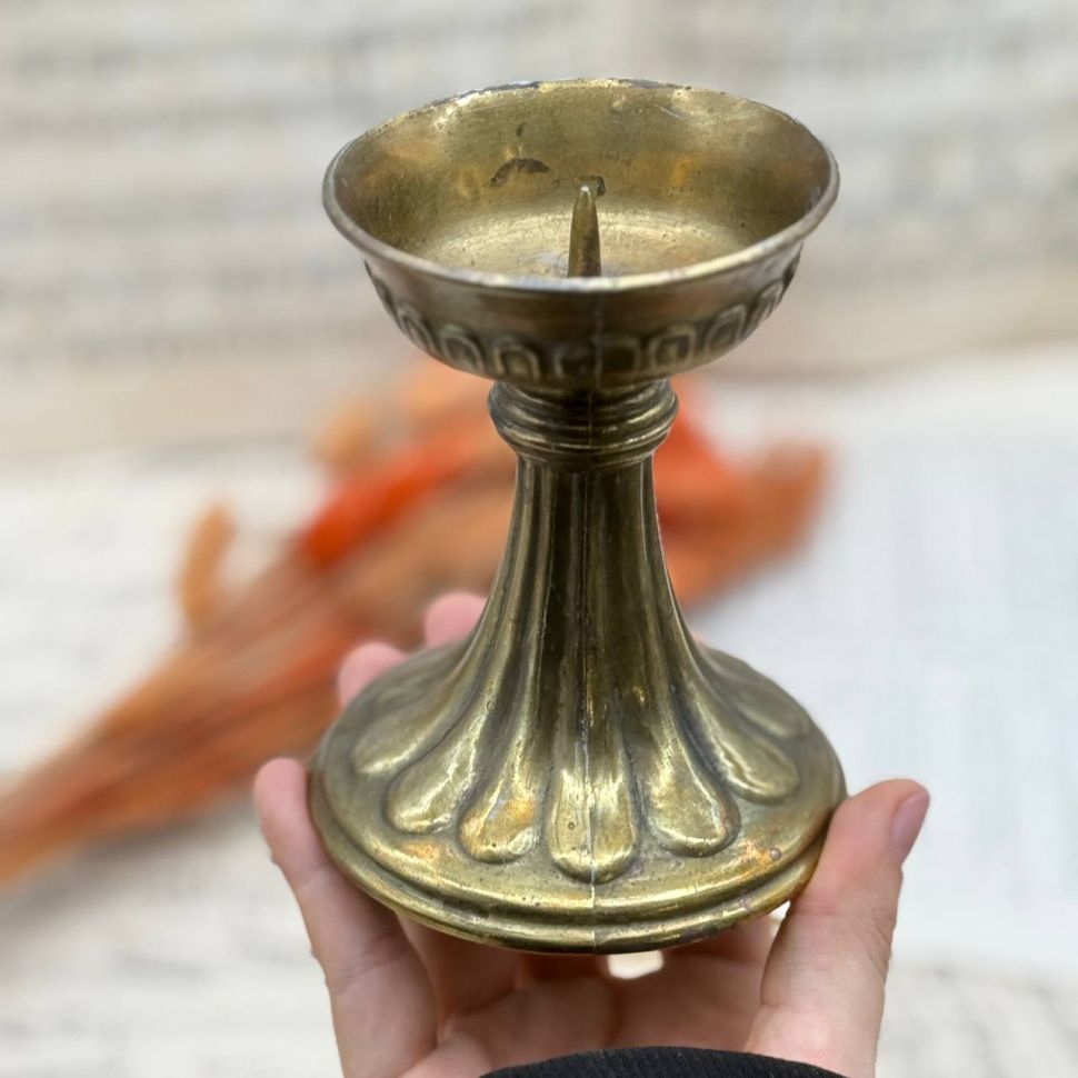 Подсвечник на большую свечу 12 см