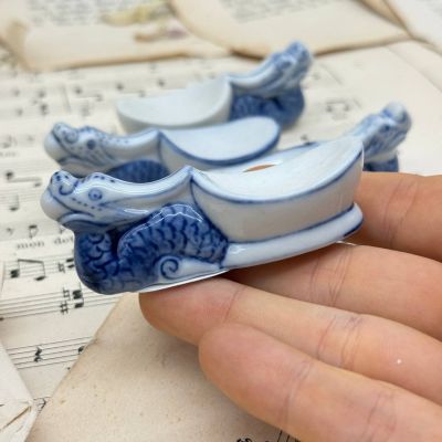 Подставка под приборы порт-куто 7 см Дракон фарфор Япония