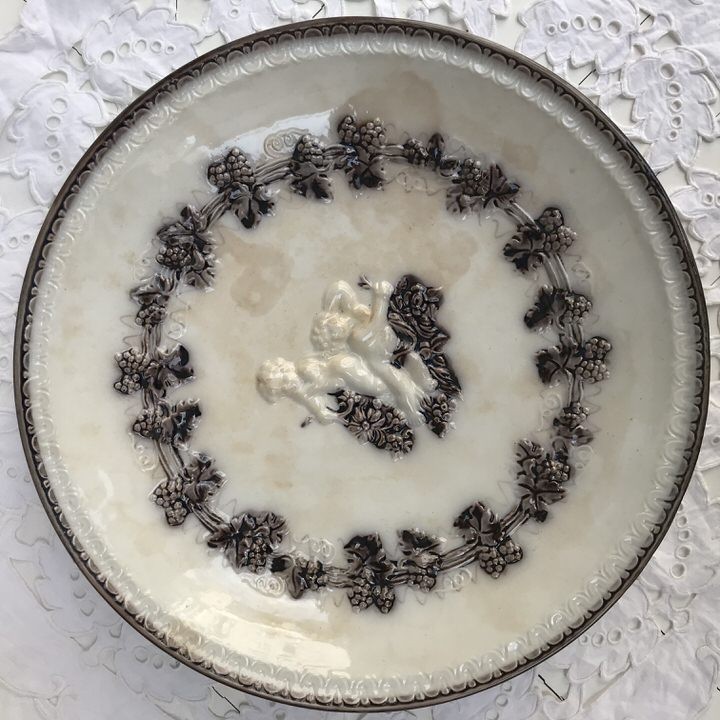 Тарелка блюдо Gefle Mollbar ручная работа Швеция