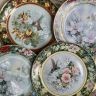 Тарелка Franklin Mint Royal Doulton Рыжая Колибри 21 см фарфор Англия