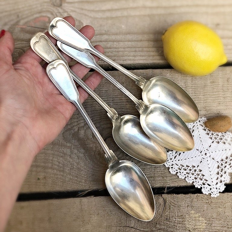 Ложка столовая 18 см мельхиор