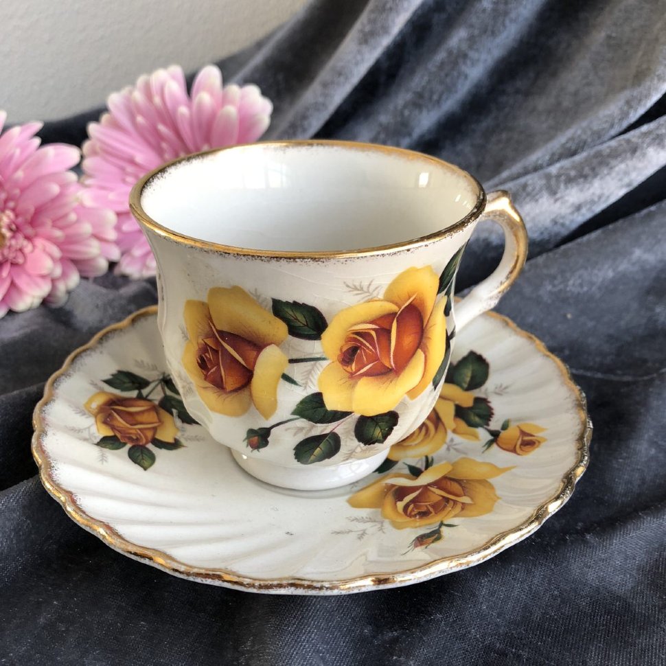 Кофейная пара Staffordshire Англия