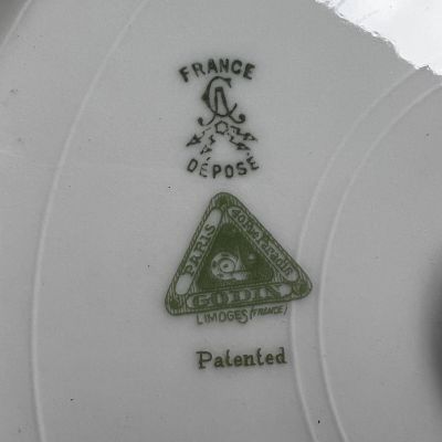 Блюдо Limoges Розочки 30 см фарфор Франция 