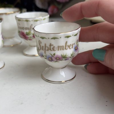 Подставка для яйца Royal Albert 12 месяцев Сентябрь 6 см Англия