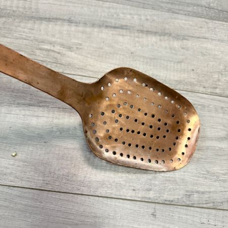 Шумовка 55 см медь Франция   