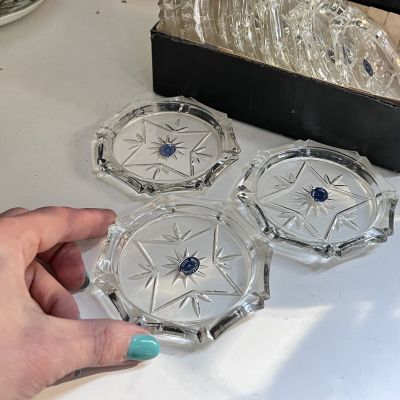 Розетка подставка 10 см хрусталь